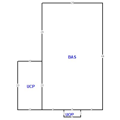 Building layout (traversing data) of this property