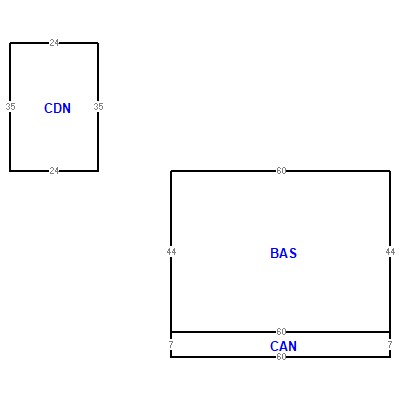 Building layout (traversing data) of this property