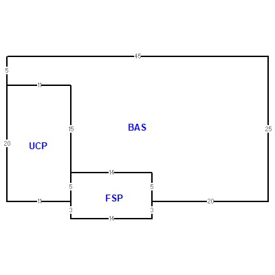 Building layout (traversing data) of this property