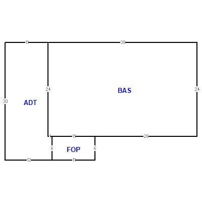 Building layout (traversing data) of this property