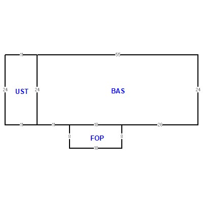 Building layout (traversing data) of this property