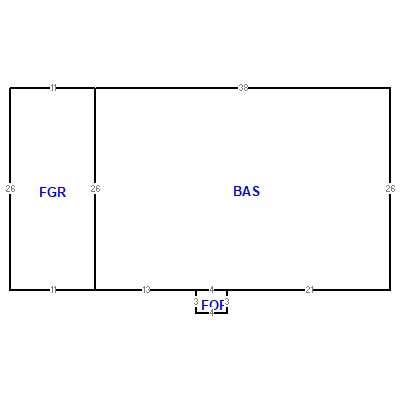 Building layout (traversing data) of this property