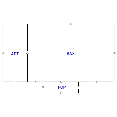 Building layout (traversing data) of this property