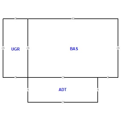 Building layout (traversing data) of this property