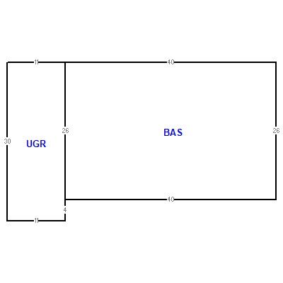 Building layout (traversing data) of this property