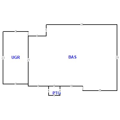 Building layout (traversing data) of this property