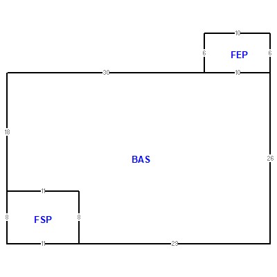 Building layout (traversing data) of this property