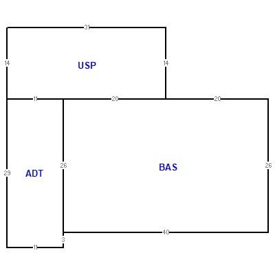 Building layout (traversing data) of this property