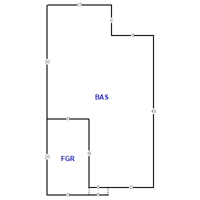 Building layout (traversing data) of this property