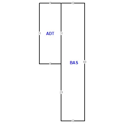 Building layout (traversing data) of this property