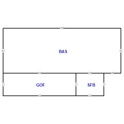 Building layout (traversing data) of this property