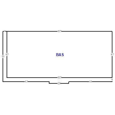 Building layout (traversing data) of this property