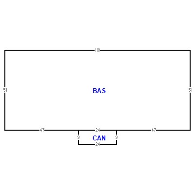 Building layout (traversing data) of this property