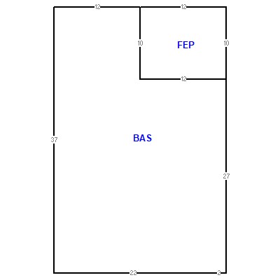 Building layout (traversing data) of this property