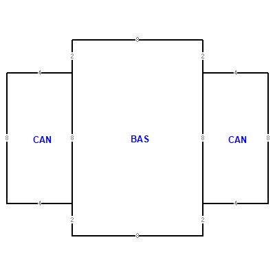 Building layout (traversing data) of this property