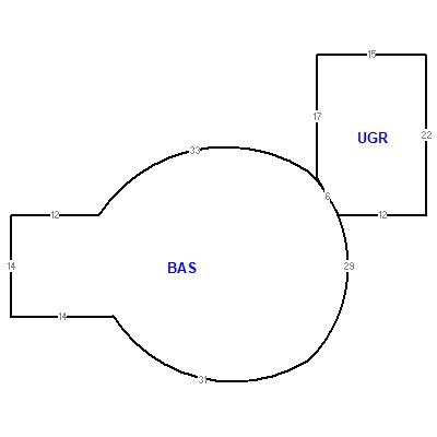 Building layout (traversing data) of this property