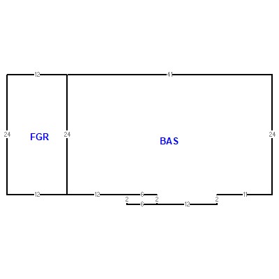 Building layout (traversing data) of this property