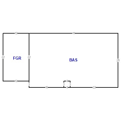 Building layout (traversing data) of this property