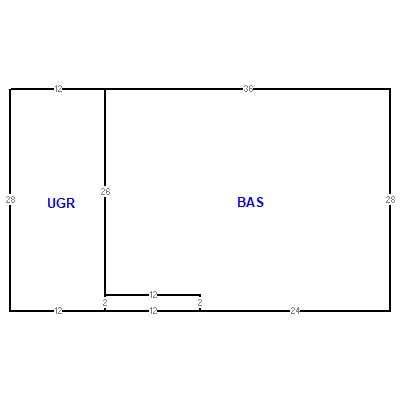 Building layout (traversing data) of this property