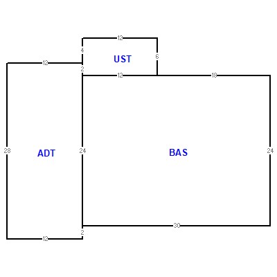 Building layout (traversing data) of this property