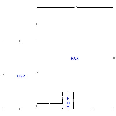 Building layout (traversing data) of this property
