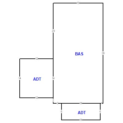 Building layout (traversing data) of this property