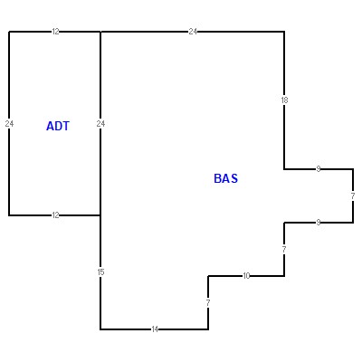 Building layout (traversing data) of this property