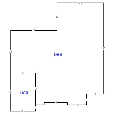 Building layout (traversing data) of this property