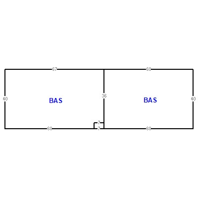 Building layout (traversing data) of this property
