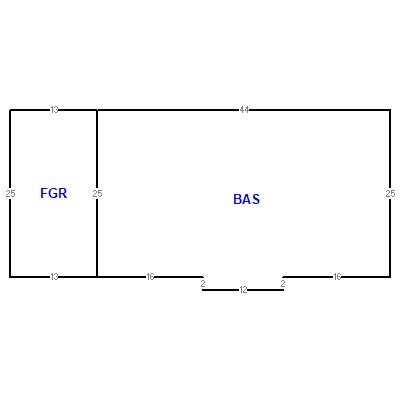 Building layout (traversing data) of this property