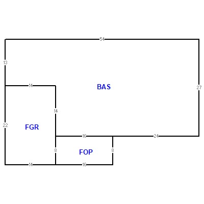 Building layout (traversing data) of this property