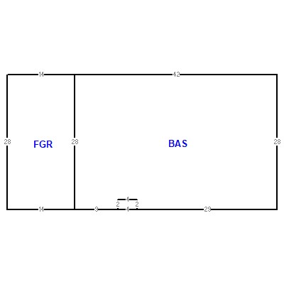Building layout (traversing data) of this property