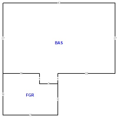 Building layout (traversing data) of this property