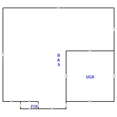 Building layout (traversing data) of this property