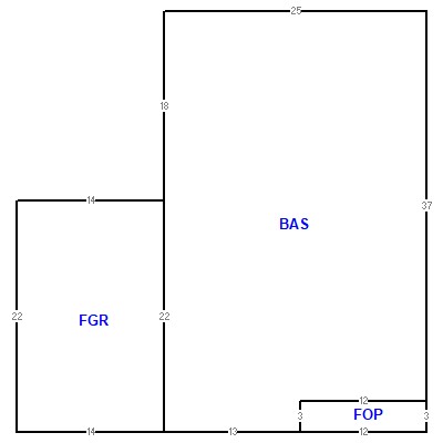 Building layout (traversing data) of this property