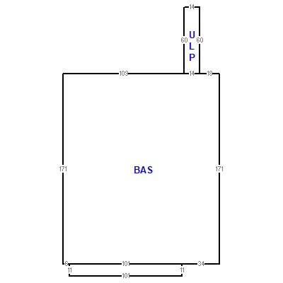 Building layout (traversing data) of this property