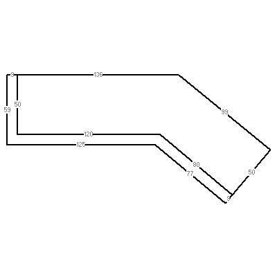 Building layout (traversing data) of this property