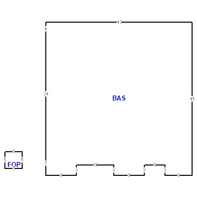 Building layout (traversing data) of this property