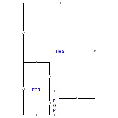 Building layout (traversing data) of this property