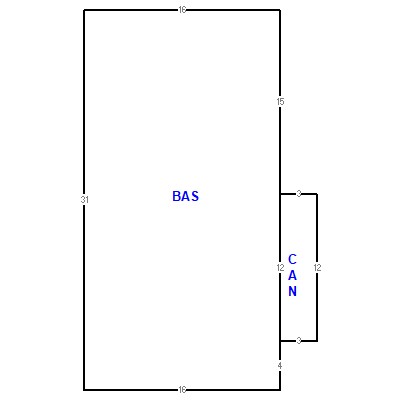 Building layout (traversing data) of this property