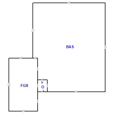 Building layout (traversing data) of this property