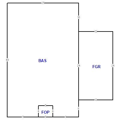 Building layout (traversing data) of this property