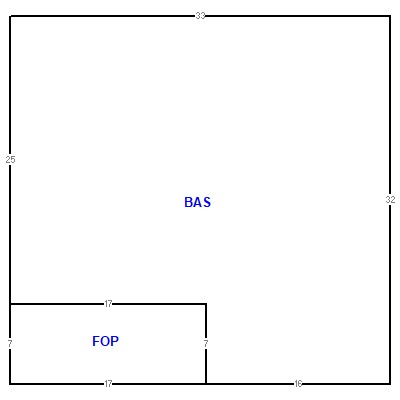 Building layout (traversing data) of this property