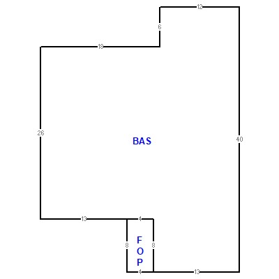 Building layout (traversing data) of this property