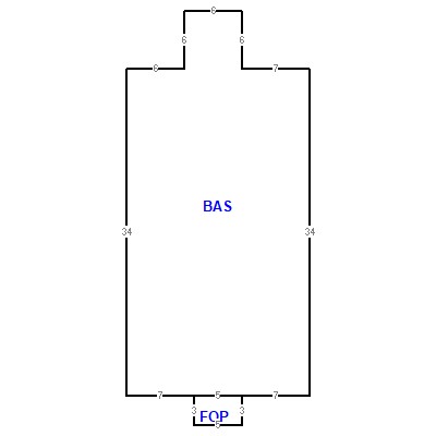 Building layout (traversing data) of this property