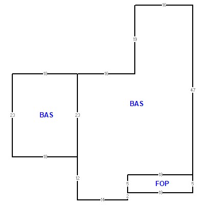 Building layout (traversing data) of this property