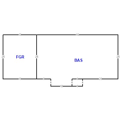 Building layout (traversing data) of this property