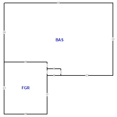 Building layout (traversing data) of this property