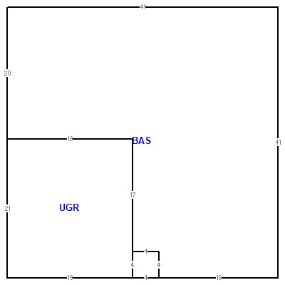 Building layout (traversing data) of this property