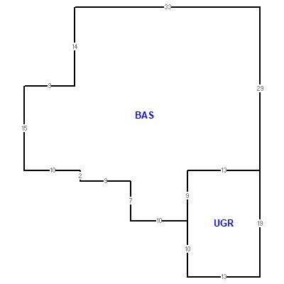 Building layout (traversing data) of this property